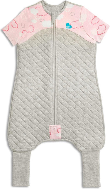 Love to dream ™ slaappak™ - pyjama en dekbed in 1 - peuter -24-36 maanden - all season - grijs roze