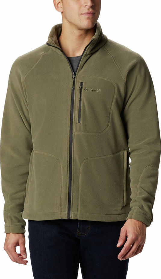 Columbia fast trek ii vest heren met rits - fleece vest heren - outdoorvest - donkergroen - maat xl