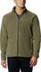 Columbia fast trek ii vest heren met rits - fleece vest heren - outdoorvest - donkergroen - maat xl