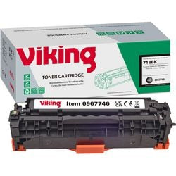 Tonercartridge viking canon 718bk zwart