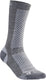 Craft 2-pack warme sokken mid - merino wollen thermo sokken - donkergrijs 37 39