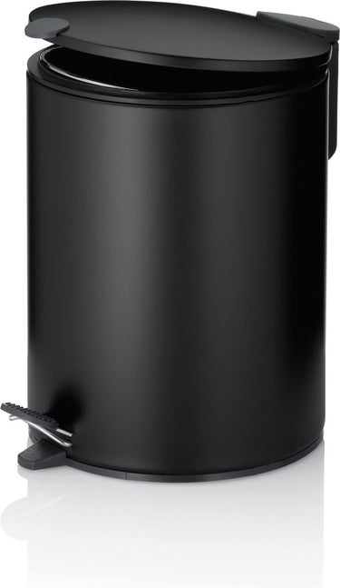 Kela pedaal afvalemmer, 5 l, zwart - | mats