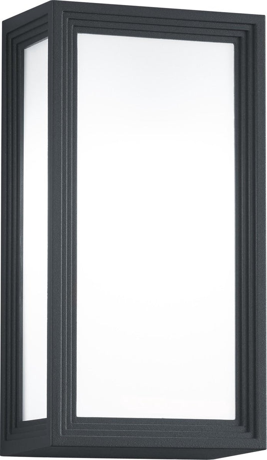 Trio timok - wandlamp - antraciet - incl. 1x e27 4,9w - buitenverlichting - ip54