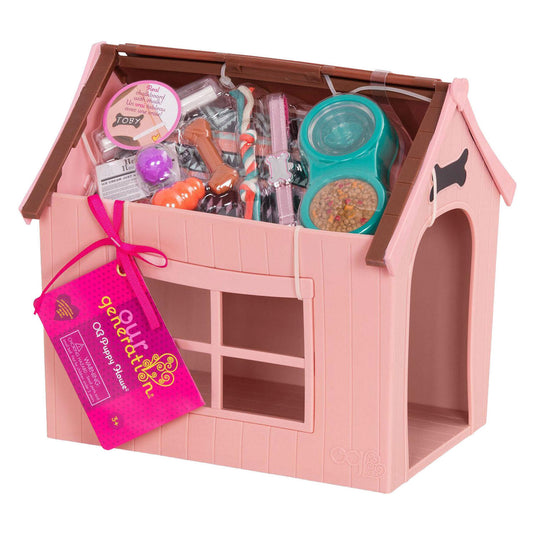 Hondenhok met accessoires
