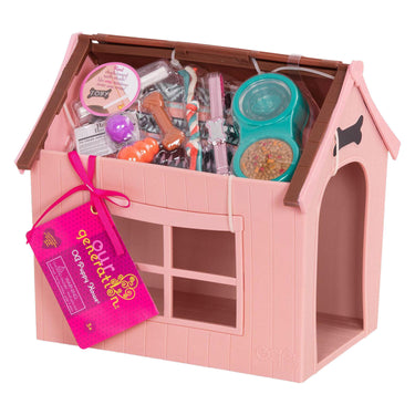 Hondenhok met accessoires