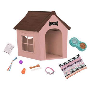 Hondenhok met accessoires