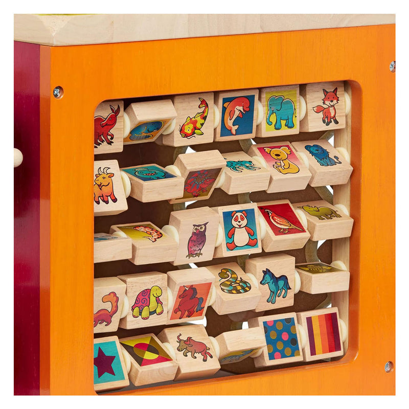 Load image into Gallery viewer, Zany zoo activiteitenkubus - 35x35x46cm
