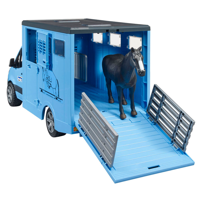 Load image into Gallery viewer, Bruder mercedes benz sprinter paardentransport m 1 paard - 1:16

