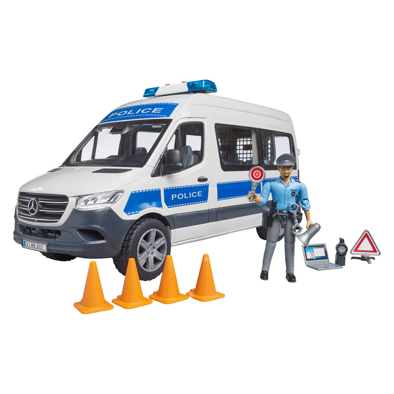 Load image into Gallery viewer, Bruder mercedes benz sprinter politiehulpvoertuig kant-en-klaar model hulpdienstvoertuig (model)
