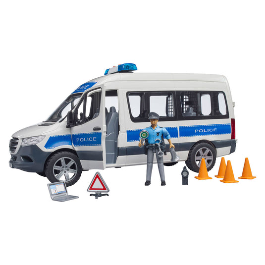 Bruder mercedes benz sprinter politiehulpvoertuig kant-en-klaar model hulpdienstvoertuig (model)
