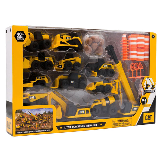 Cat little machines mega set bouwvoertuigen - 40dlg.