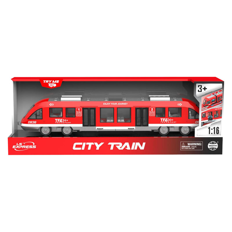 Load image into Gallery viewer, Tram met licht en geluid - 45cm
