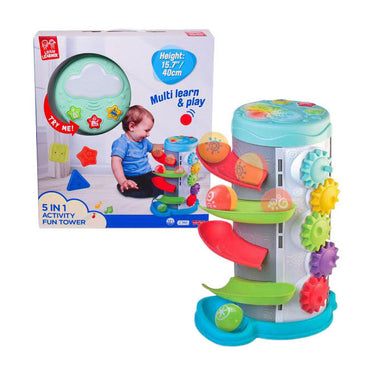 5-in-1 activiteiten toren met geluid