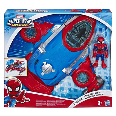 Super hero adventures spiderman jetquarters speelset