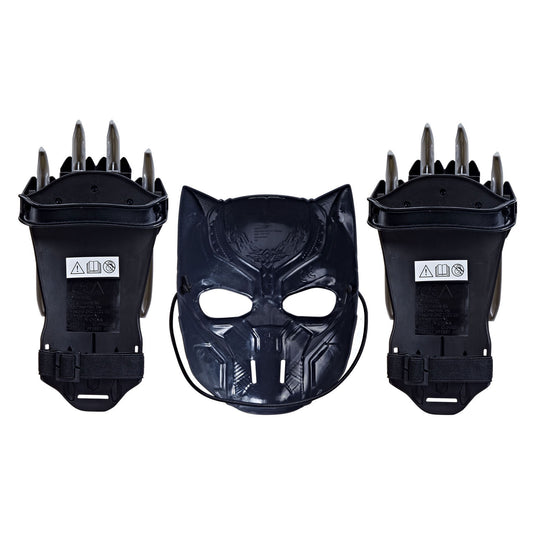 Black panther strijder pakket - masker en handschoenen