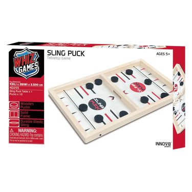 Houten sling puck speed shuffle tafelspel