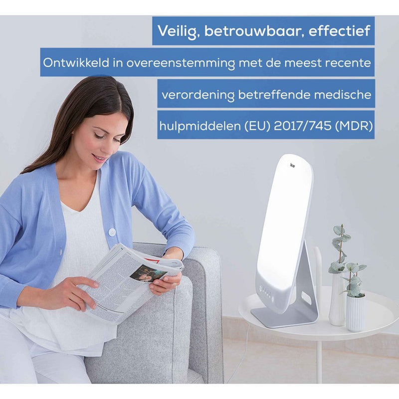 Load image into Gallery viewer, Beurer Beurer TL95 Lichttherapielamp 10000 Lux 30x37 cm Zilver Wit
