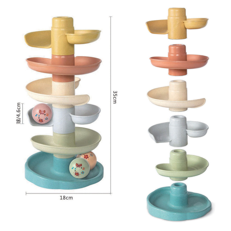 Load image into Gallery viewer, Spiraaltoren pastel kleuren - 35cm
