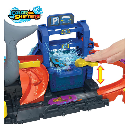 Hot wheels city ultra shark car wash