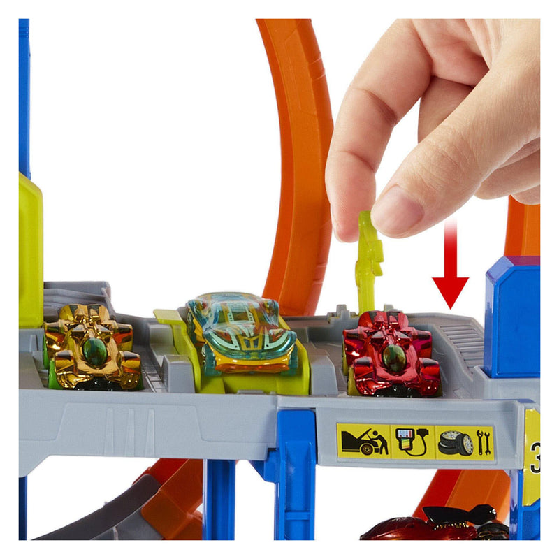 Load image into Gallery viewer, Hot wheels mega loop garage - racebaan

