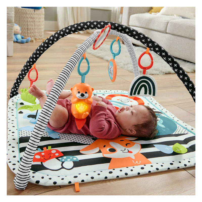 Afbeelding laden in galerijviewer, Fisher price fisher-price 3-in-1 muziek glow grow gym
