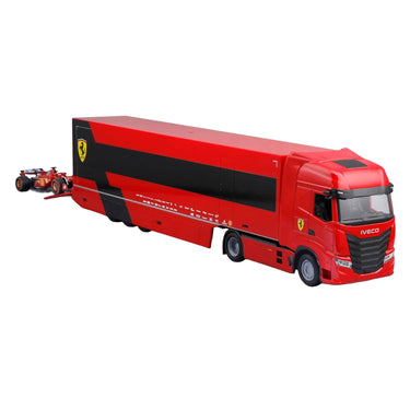 Burago iveco scuderia ferrari vrachtwagen - 1:43