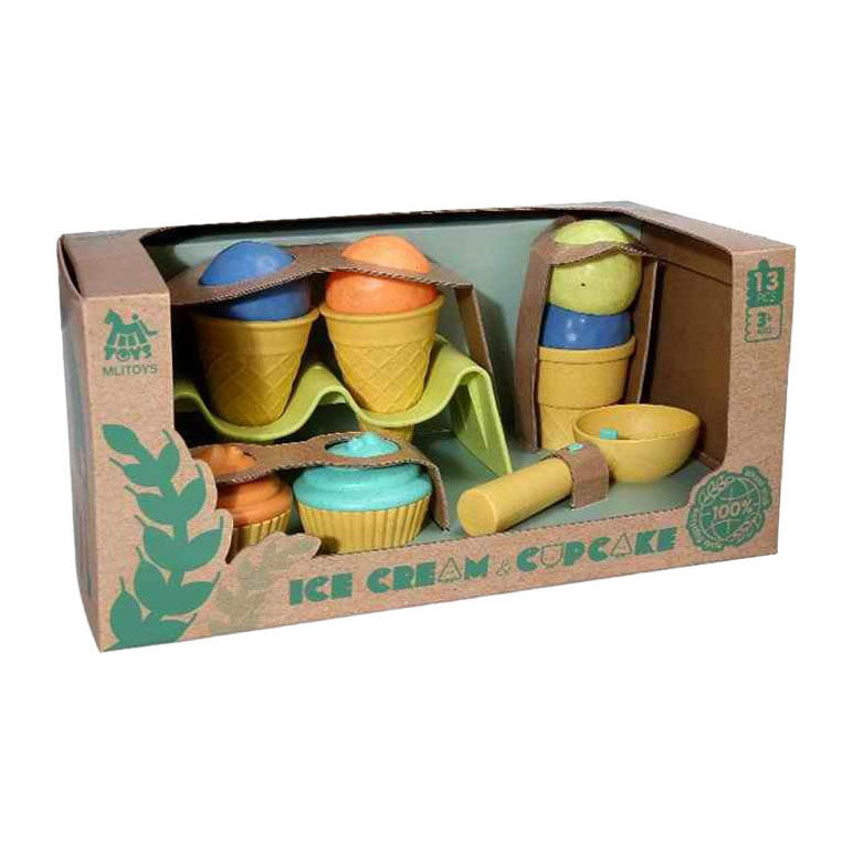 Load image into Gallery viewer, Bio ijsjes en cupcakes set - 13dlg.
