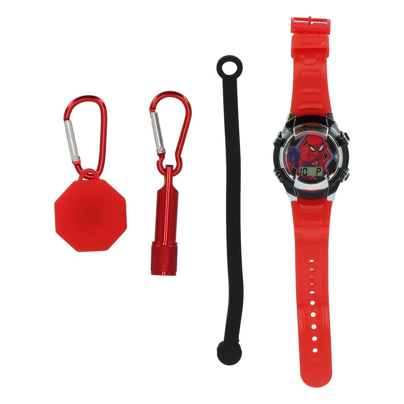 Load image into Gallery viewer, Horloge cadeauset spiderman - 4dlg.
