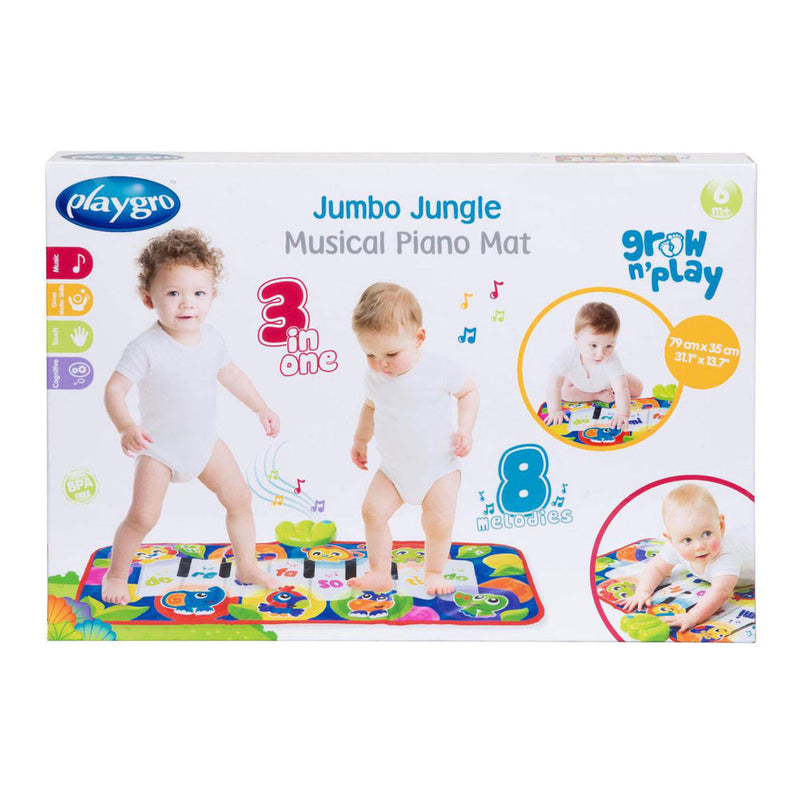 Load image into Gallery viewer, Playgro muzikale piano mat - speelgoed baby - speelgoed 1 jaar - interactief babyspeelgoed - pianomat - dansmat jumbo - baby speelgoed muziekinstrument - interactief speelgoed baby - educatief speelgoed - kraam cadeau - speelgoed met geluid
