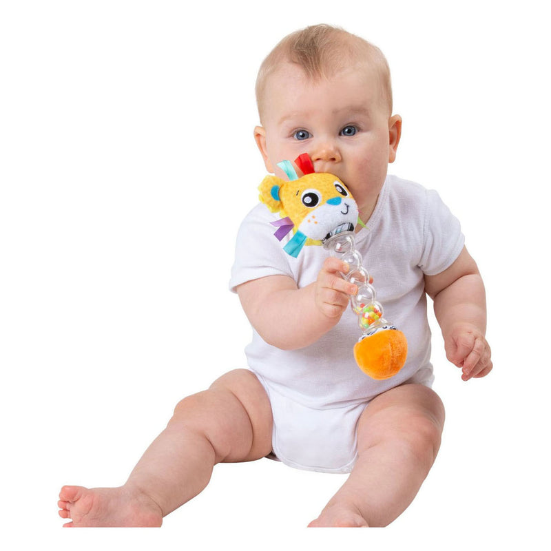 Load image into Gallery viewer, Playgro schudrammelaar leeuw
