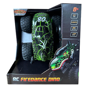 Rc bestuurbare 2.4ghz firedance dino stuntauto - 1:20