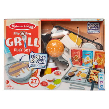 Melissa doug – water wow! frituur speelset – magisch koken met water
