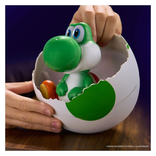 Hatchin' yoshi super mario galaxy the movie interactief yoshi figuurtje