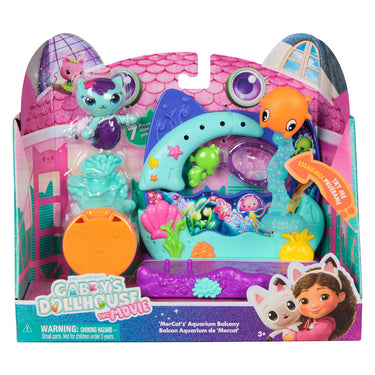 Gabby's poppenhuis gabby’s poppenhuis de film – meerminkat's aquarium balkon speelset