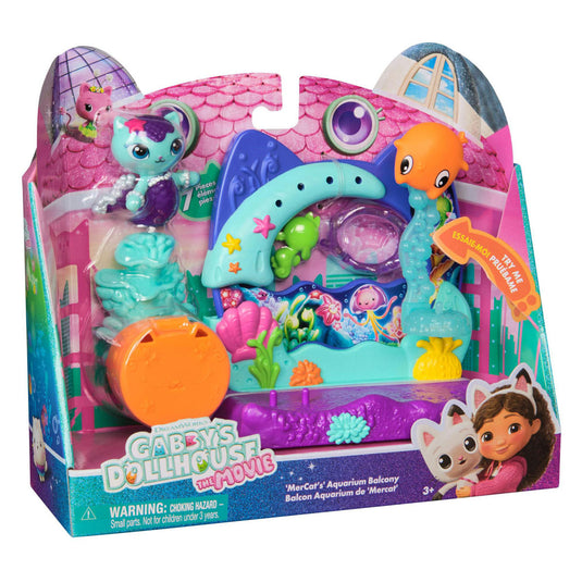 Gabby's poppenhuis gabby’s poppenhuis de film – meerminkat's aquarium balkon speelset