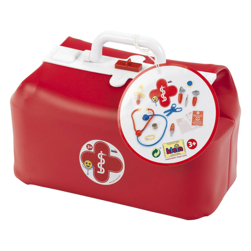 Load image into Gallery viewer, Klein toys - dokterkoffer - met accessoires - rood
