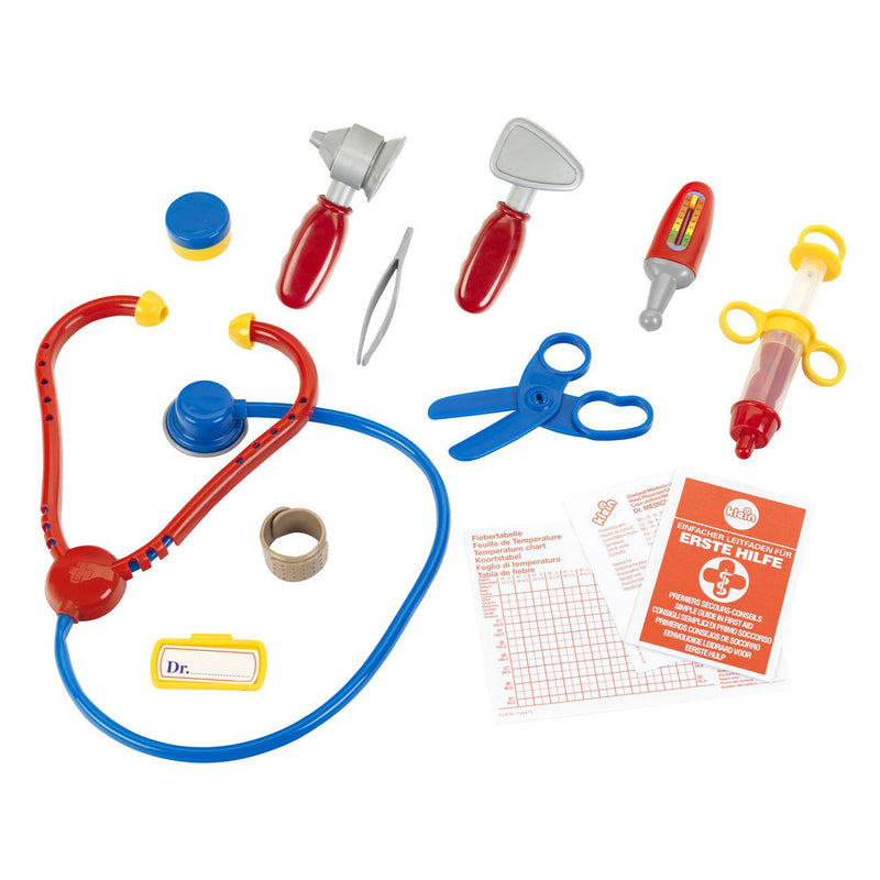 Load image into Gallery viewer, Klein toys - dokterkoffer - met accessoires - rood
