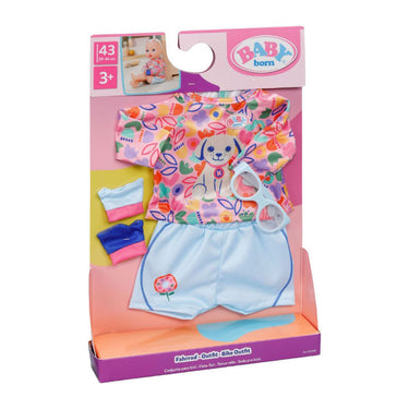 Baby born fietsoutfit - 43cm