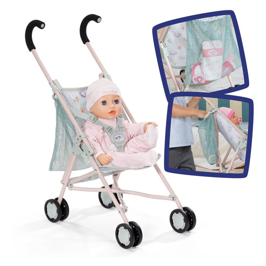 Baby born buggy met tas jungle