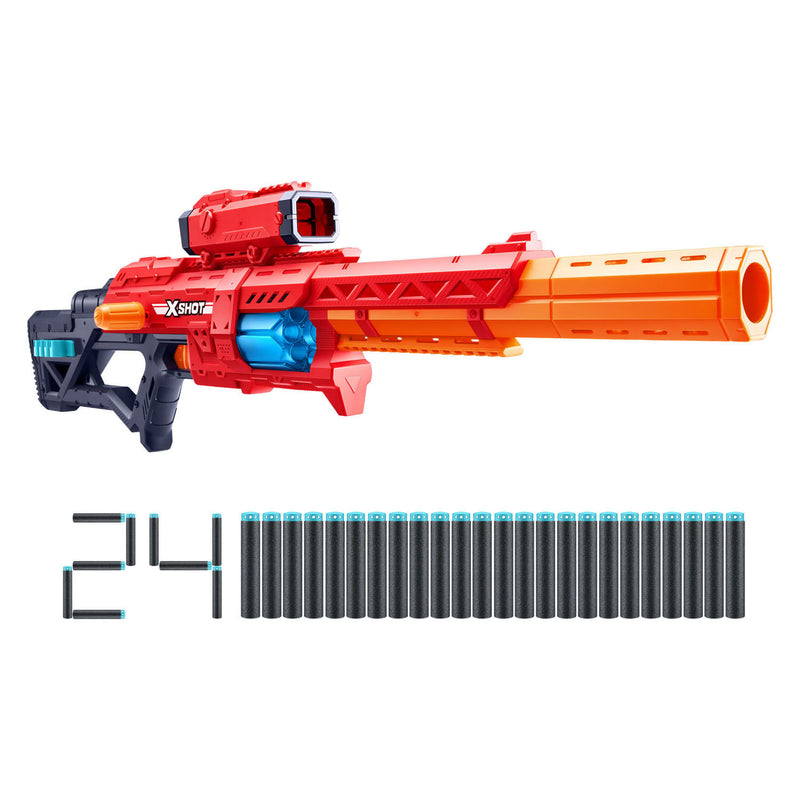 Load image into Gallery viewer, Zuru x-shot excel red range x8 blaster met 24 pijlen
