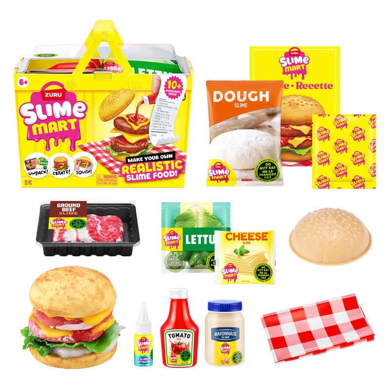 Afbeelding laden in galerijviewer, Zuru slime mart small shopping boodschappenmandje fast food
