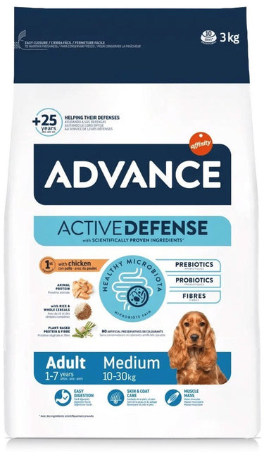 Advance - medium adult - hondenvoer - 3 kg