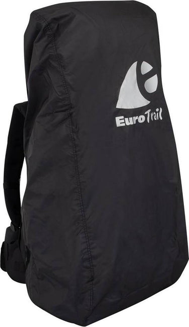 Eurotrail regenhoes flightbag voor backpack - 55-80 liter - zwart