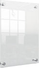 Nobo premium plus wandgemonteerde a4 poster frame voor documenten, posters - met hoekmontage - transparant acryl