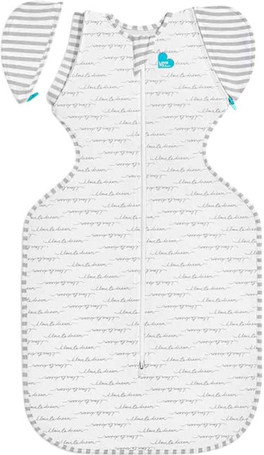 Love to dream ™ babyslaapzak swaddle up™ - inbakeren afbouwen - baby 6-9 maanden - 8.5-11 kg - all season - 1.5 tog - wit