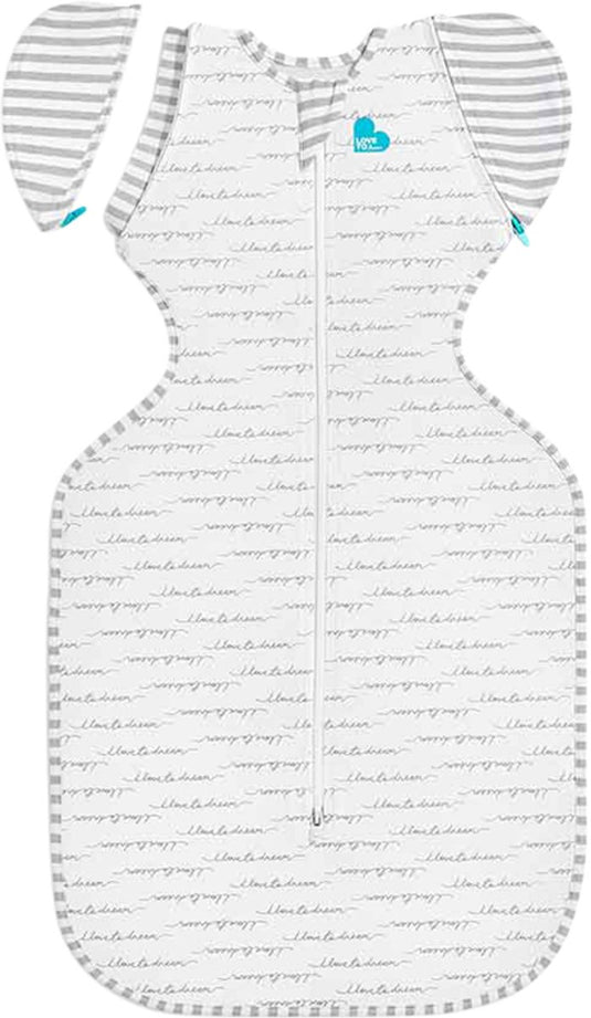 Love to dream ™ babyslaapzak swaddle up™ - inbakeren afbouwen - baby 6-9 maanden - 8.5-11 kg - all season - 1.5 tog - wit