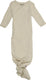 Lodger hopper - newborn slaapzak - creme - 0.3 tog - 62cm - biologisch katoen - hydrofiel - slaapzak baby