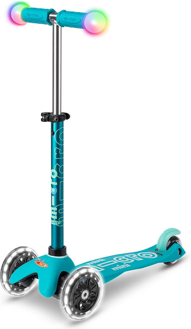 Micro mini deluxe magic | step scooter in de kleur aqua voor kinderen vanaf 2+ | max 50 kg