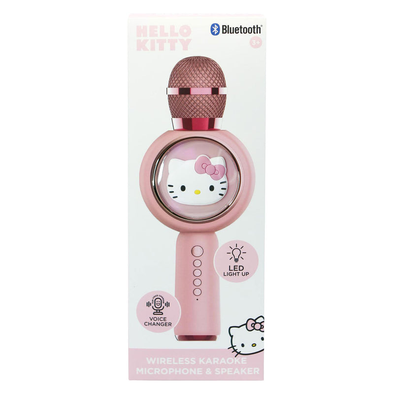 Load image into Gallery viewer, Otl technologies hello kitty bluetooth karaoke microfoon met ledverlichting
