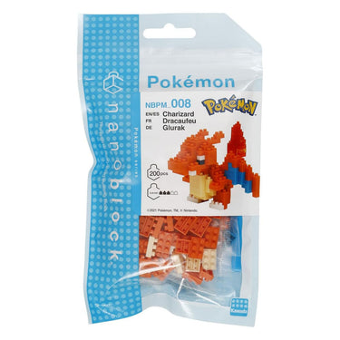 Bandai nanoblock bouwset pokémon charizard - 200st.